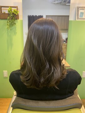 エシカル(ethical) ブリーチなし透明感ベージュカラー+ケアプロトリートメント