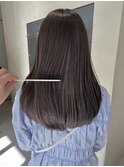 ブリーチなしダブルカラー透明感カラーグレージュ夏カラー/今枝