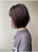 似合わせカット×マロングレージュ