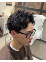 スイッチ(men's SWITCH)&nbsp;大分スパイキーショートピンパーマ刈り上げツーブロック