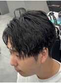 メンズパーマ/パーマ復活カット/縦落ちパーマ