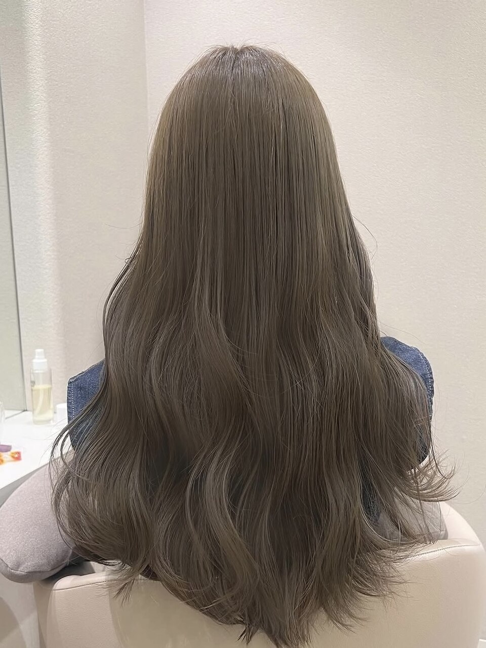 ピンクベージュ/ブリーチ/ブリーチなし/表参道/女性美容師