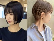 ヨーク(YOKE)の雰囲気（ボブレイヤーカット顔周りダブルカラー酸性ストレート縮毛矯正）