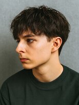 ルシードスタイル ボーグル岐阜店(LUCIDO STYLE BOGL) チャコールグレーのツイストピンパーマ×マッシュベース