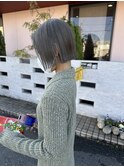 【ショート×ブリーチ】ボブ×シルバーカラーが人気