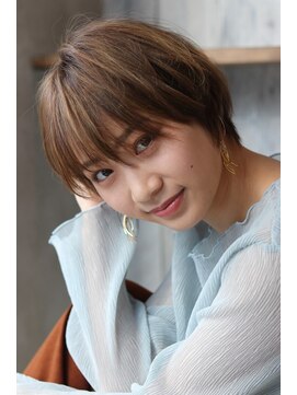 アクシス 清田店(AXIS) 《AXIS》前髪長め×ショートヘア