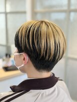 カラペア 大みか店(Color-pair) アンブレラブロンドカラー