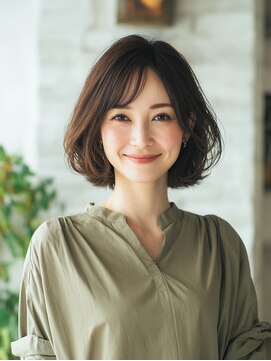 ボタニカ(BOTANICA) 【白髪染め専門店】ボタニカルカラーで艶やかなリタッチ/鳥取市