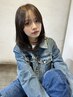 【学割u24限定】カット+カラー+高濃度炭酸泉 ¥8500