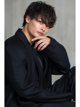 メンズ ソース 枚方(MEN'S SOURCE) 無造作マッシュ×パーマ/メンズ