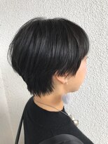 ヘアデザイン エソラ(hair design esora) 簡単スタイリング大人黒髪ナチュラルコンパクトマッシュショート