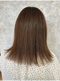 【SUGAR-B】艶感が綺麗なベージュブラウンミディ
