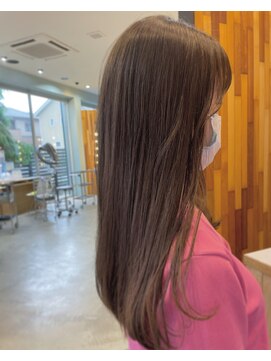 ヘアラウンジ アングゥ(hair lounge ungu) ロングベージュ