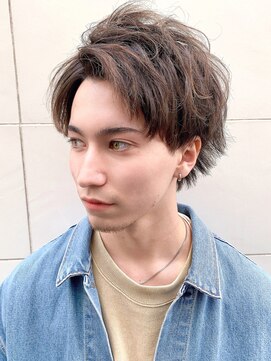 ロンド ロビン 栄(Lond robin) 【Lond robin】高瀬慎也アップバングスパイラルパーマ