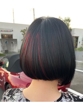 トリート(treat) ボブを少し変えたい、隠れインナーボブ。