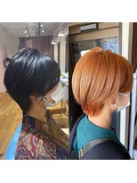 アヴァンス 天王寺店(AVANCE.)&nbsp;オレンジ×ショート