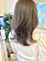 アミュレ(Amule)&nbsp;大人可愛いイメチェンウルフミディ外ハネ30代40代梅ヶ丘美容室