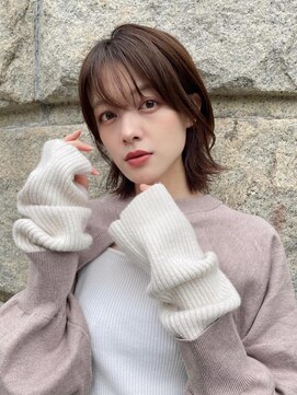 ネオリーブシェリエ 浅草店(Neolive cherie) くびれボブ×グレージュ　20代30代40代