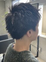 フイ 代々木(Hui)&nbsp;メンズ/アップバング/ツーブロックマッシュ/束感ショート/波巻き