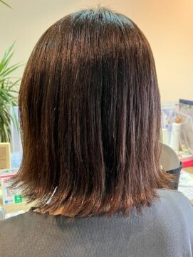 シルフ 武蔵小金井店(sylph) 潤つやストレート＋白髪ぼかし＋極上トリートメント＝大人のボブ