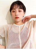 前髪パーマ/マッシュショート/抜け感ショート