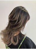 バレイヤージュロング_ショコラアッシュヘルシー_306