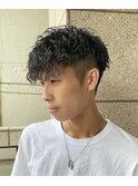 波巻きパーマ/メンズカット/メンズパーマ/マッシュパーマ