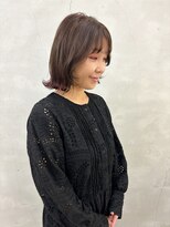 エンドリンク(endlink)&nbsp;秋のピンクカラー×レイヤーボブ