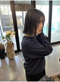 切りっぱなしボブ