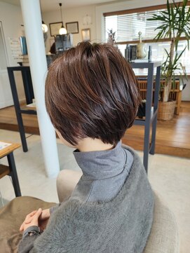 ルル カリス(lulu CHARIS) ハンサムショート×ヘーゼルブラウン