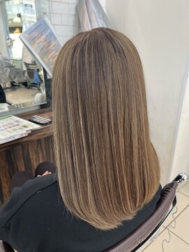 インパークス 綾瀬店(INPARKS) ハイライト メッシュ ベージュカラー