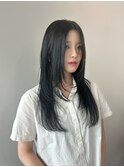 ブルーブラックとハッシュカット