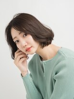 レヴィア(REVIA)&nbsp;レディース内巻きボブスタイル艶カラー