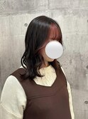 前髪インナーカラー