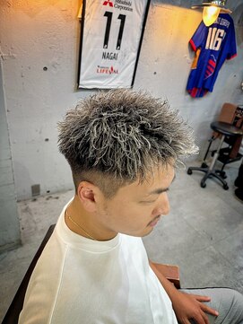 メンズ ラピス(Men's Lapis) メッシュtheアップバング