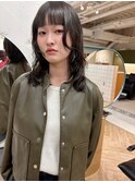 顔周りレイヤーくびれレイヤーおくれ毛前髪万代新潟