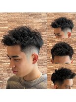 アールドボーテ 理容室(R de Beaute) 銀座 スパイキー フェードスタイル <理容室>銀座