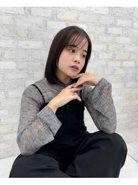 オーロ 西宮店(ORO) 内巻きボブ ナチュラルブラウン