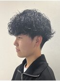 【平山明樹】お洒落パーマ/波巻きパーマ