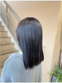透明感グレージュカラー