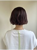 秋色カールボブ