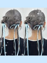 ヘアセット専門店 ナゴミ 池袋店(nagomi)&nbsp;韓国風ツイン団子