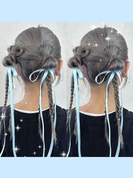 ヘアセット専門店 ナゴミ 池袋店(nagomi) 韓国風ツイン団子