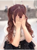 編み上げハーフツイン【クランソア】ヘアメ/ヘアセット