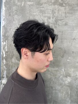 メンズサロン キング 心斎橋店(Men’s salon K!ng) ホワイトメッシュ/ツイスト/ツイスパ/パーマ/メンズ/眉毛/心斎橋