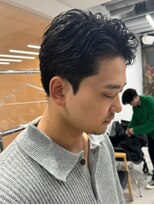 ラヴィズムバイフィフス 長岡古正寺店 長岡駅(LUVISM by fifth)&nbsp;長岡シャドウパーマ緩めスパイラルパーマ波巻きパーマッシュ30代