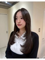 ザ シェノン ウメダ(THE CHAINON UMEDA) イメチェン/ピンクベージュ/アンブレラカラー/前髪/心斎橋