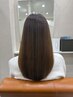 似合わせカット+ナチュラルストレート+質感トリートメント　11000円→6900円