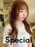 【平日Special☆30%OFF】カット+カラー+トリートメント　￥16060→￥11242