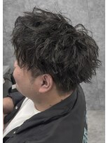 ブリンク 心斎橋店(BLINK)&nbsp;スパイラルパーマショートスタイル
